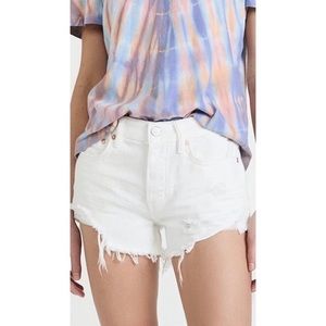NWT Free People We The Free Loving Good Vibrations Spring White SIze 24 Shorts